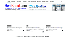 Desktop Screenshot of hostbroad.com